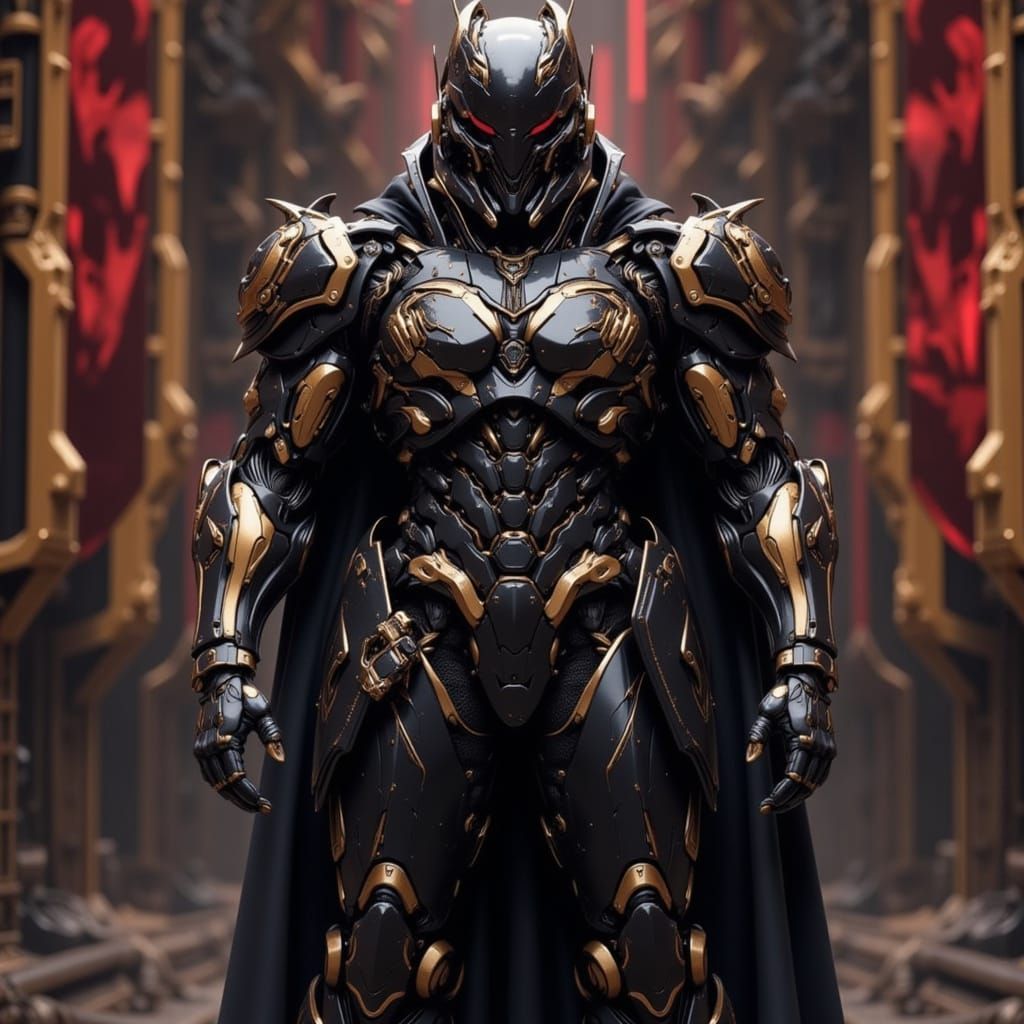 Futuristic Stormtrooper in Gothic Armor