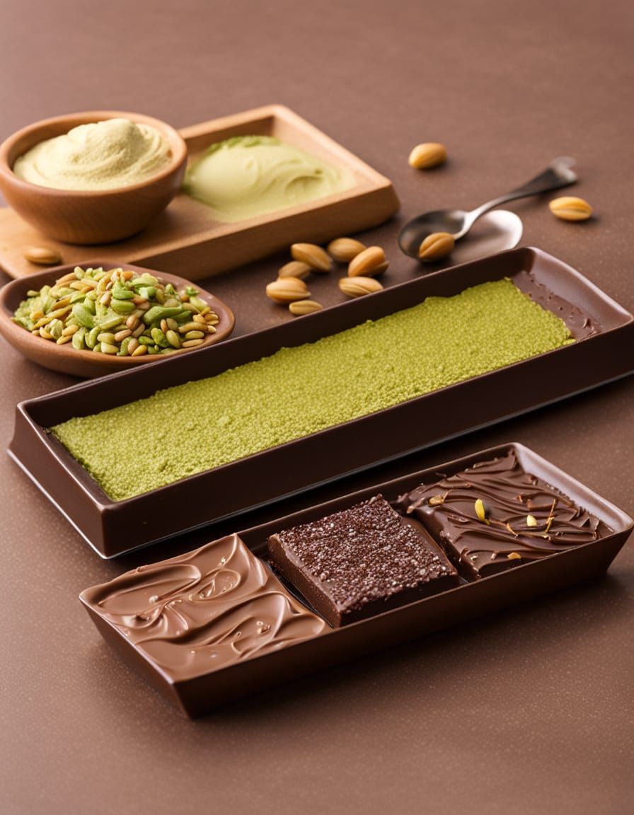 Dubai Chocolate Bar with Pistachio and Kataifi