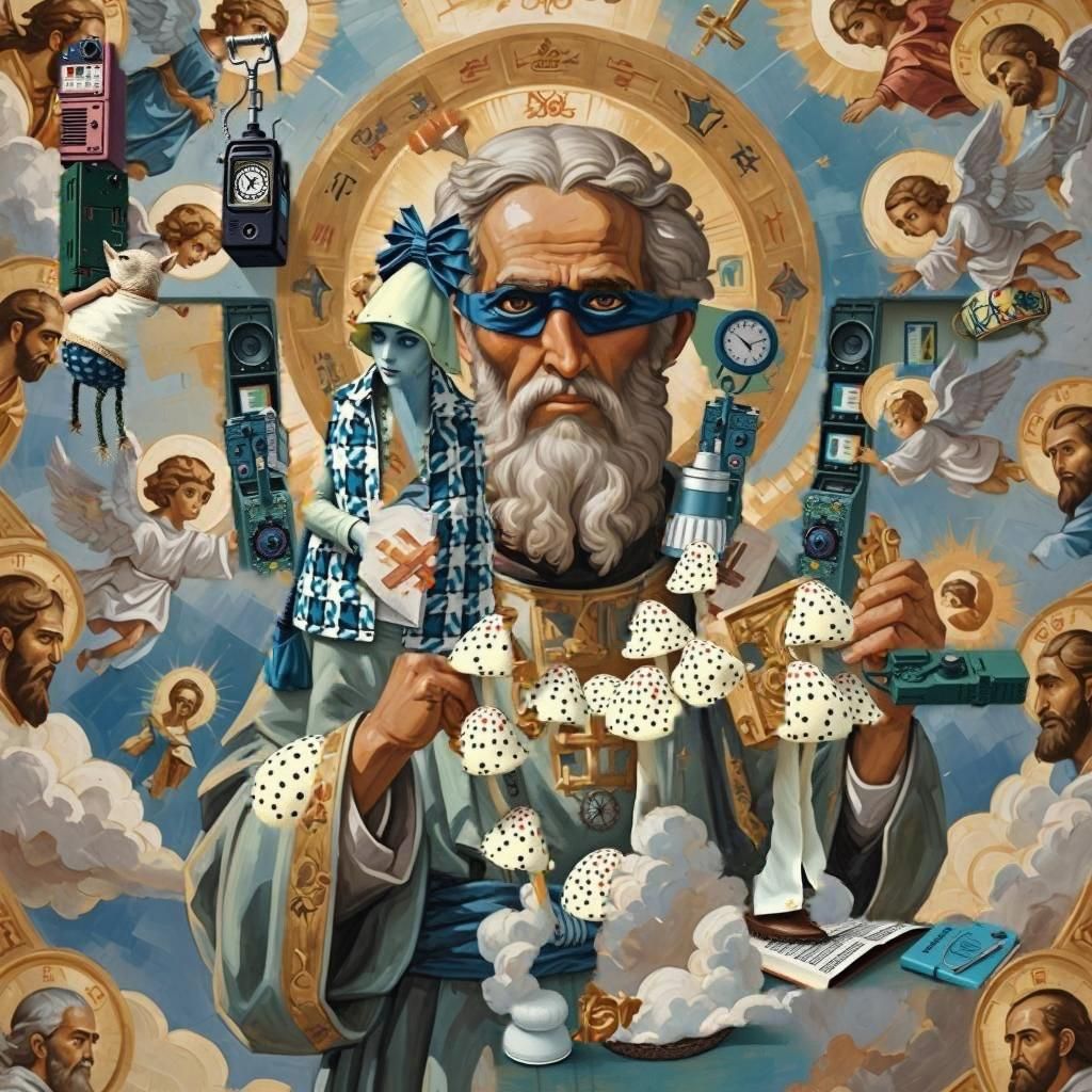 Dystopian Bureaucrats Counting Mushrooms: A Surreal Sculptur...