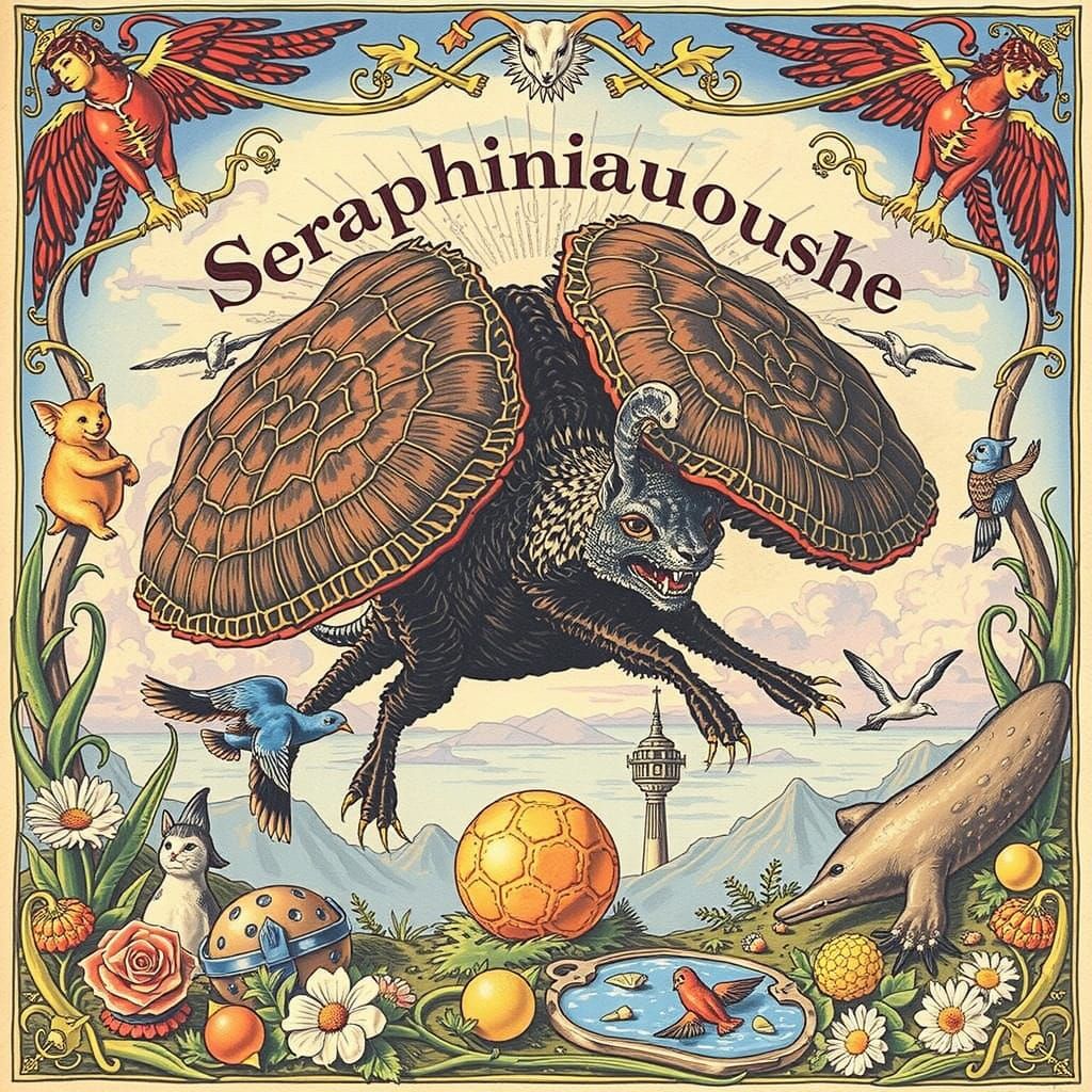 Seraphinianus Inspired Surreal Dreamscape