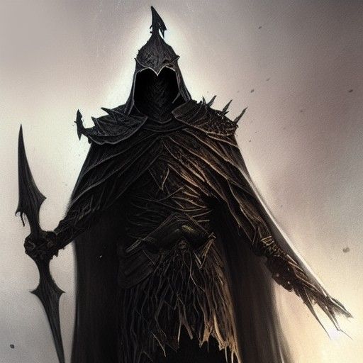 Sinister Witch-king of Angmar as Digital Art