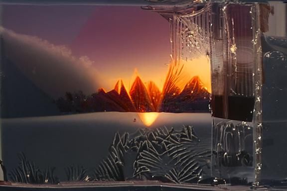 Sunrise Crystallization: A Geometric Dawn