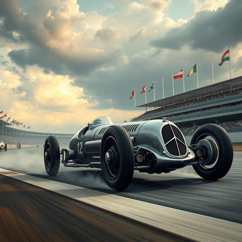 1920s Race Car at Monza in 3D