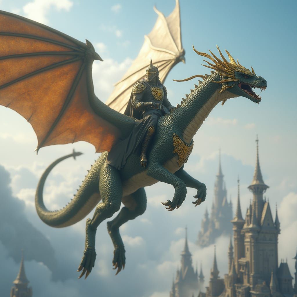 Darth Vader Rides Winged Dragons Above Medical City