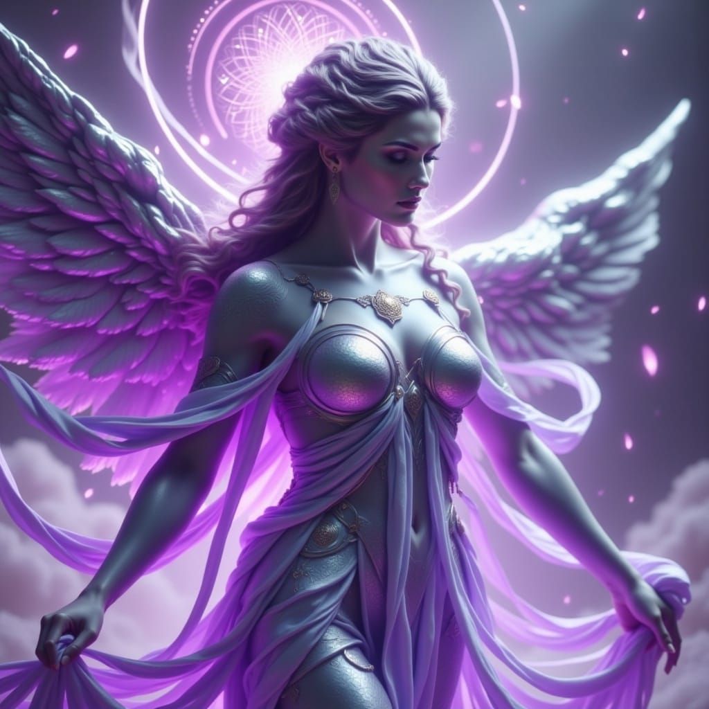 Divine Feminine Statue: Strength & Serenity in Marble