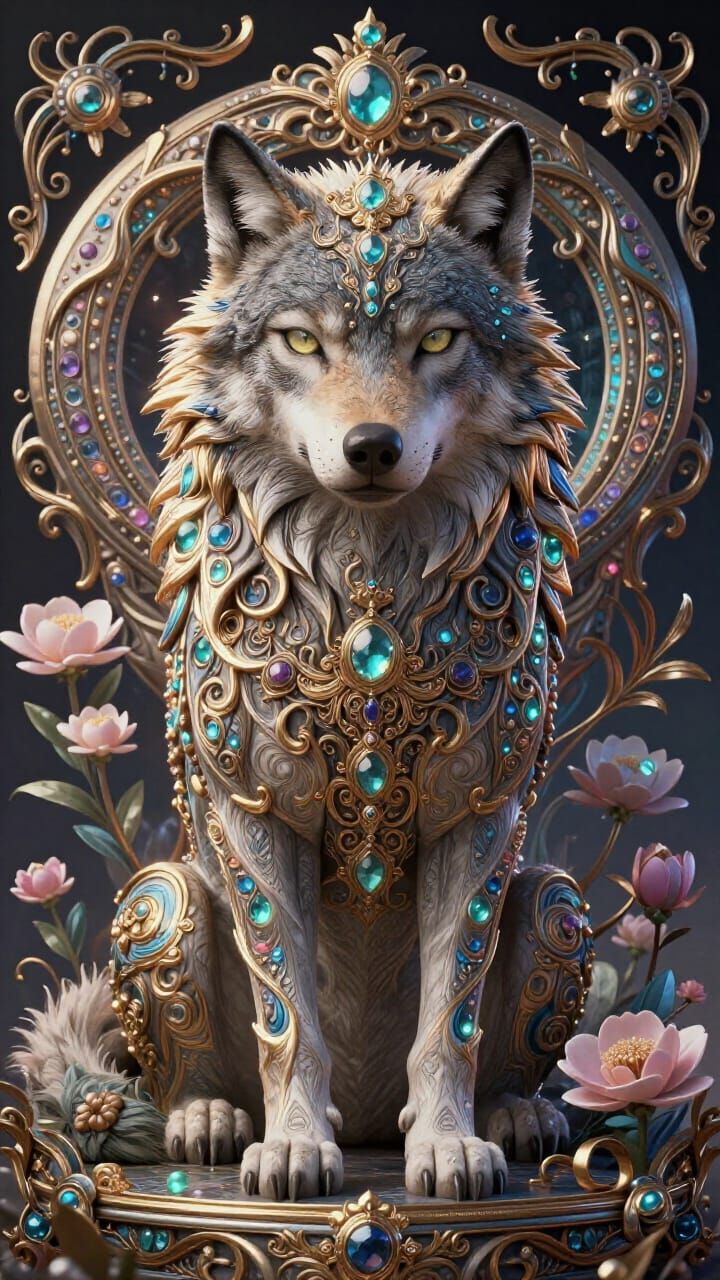 Otherworldly Radiant Cat in Hyperdetailed Photorealistic Sty...