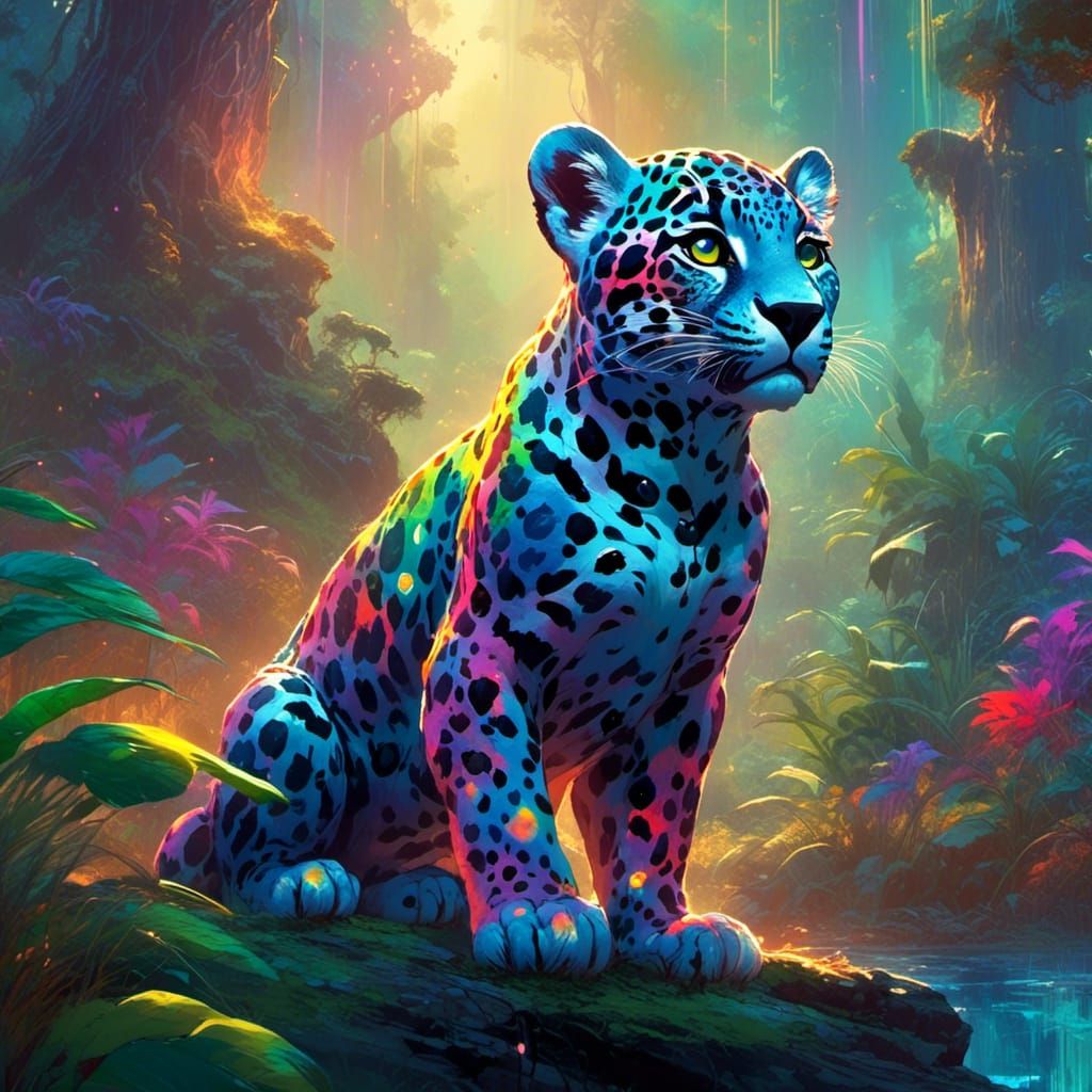 Jaguar In The Jungle