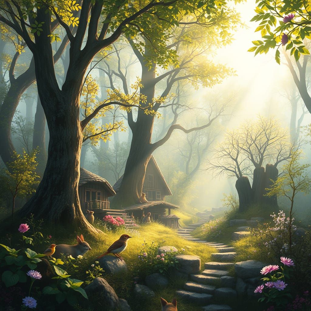 Springtime in Enchanted Forest