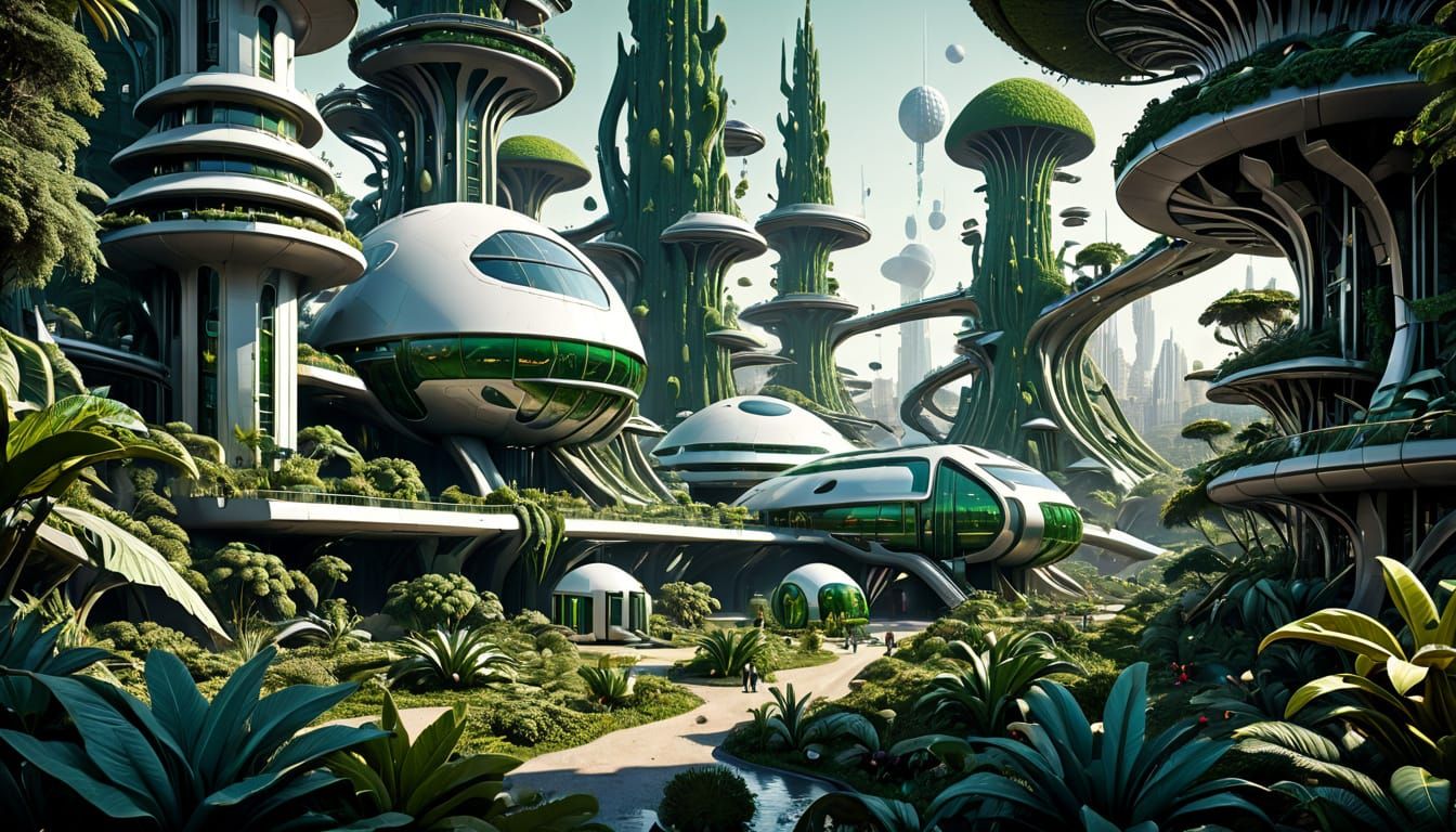 sci fi eco city