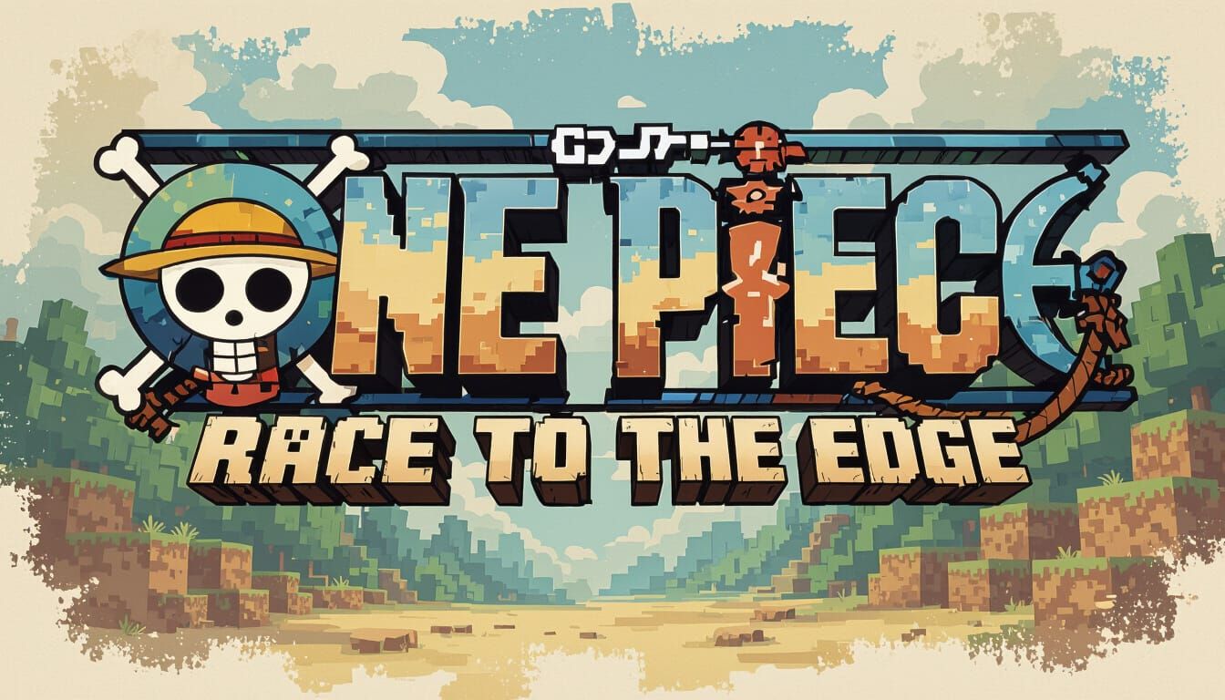 Minecraft One Piece Logo: Race To The Edge