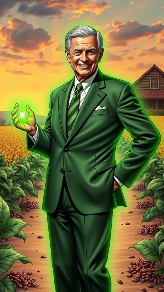 President Jimmy Carter as a Green Lantern