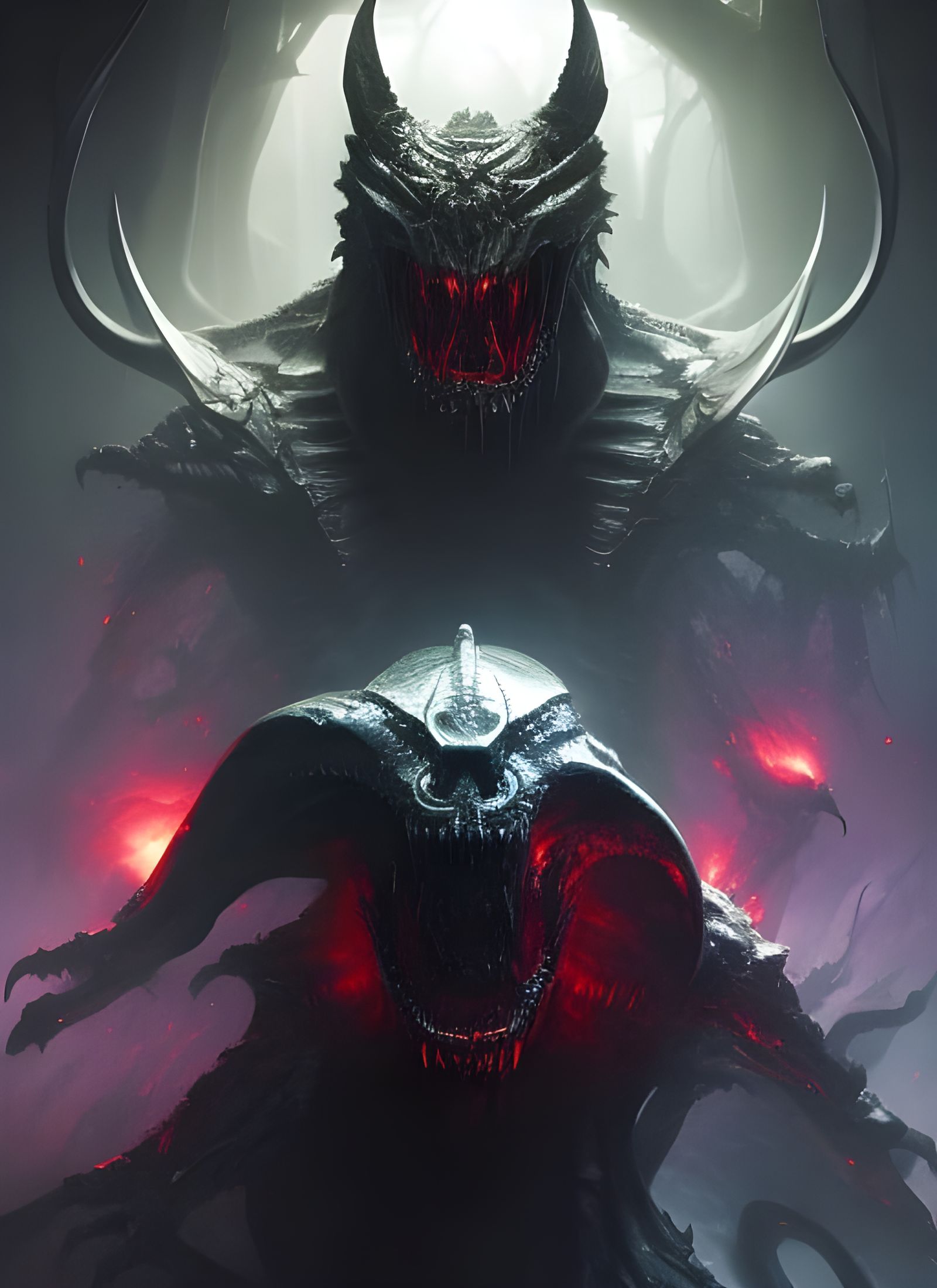 Eldritch Horror Portrait of a Threatening Figure