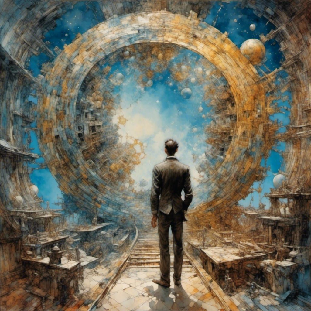 Surreal Exploding Tension Headache Dreamscape