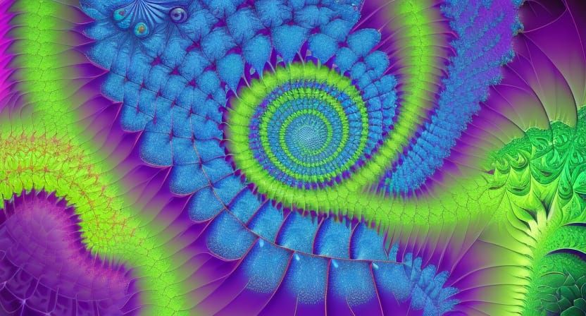 Beautiful Fractal Garden of the Mind