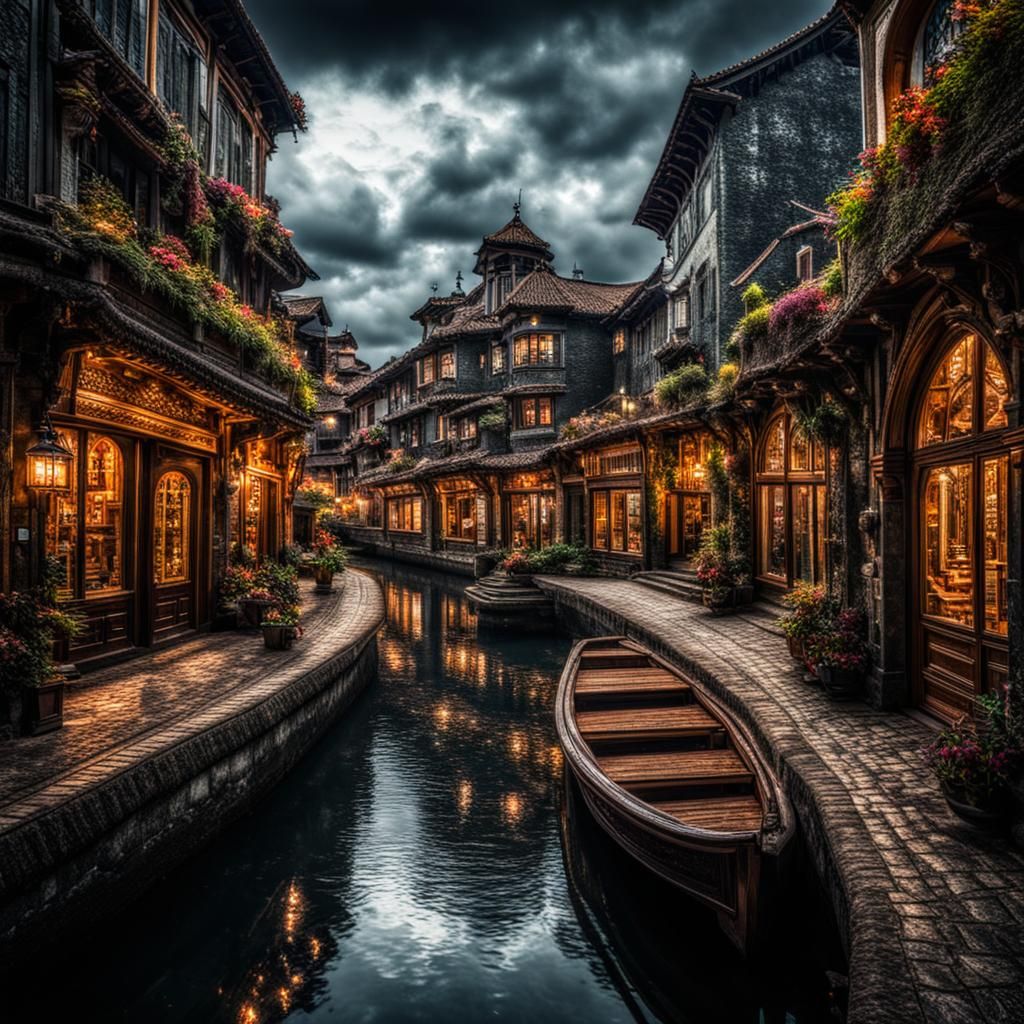 Wonder and Dream: A Hyperrealistic Atmospheric Composition