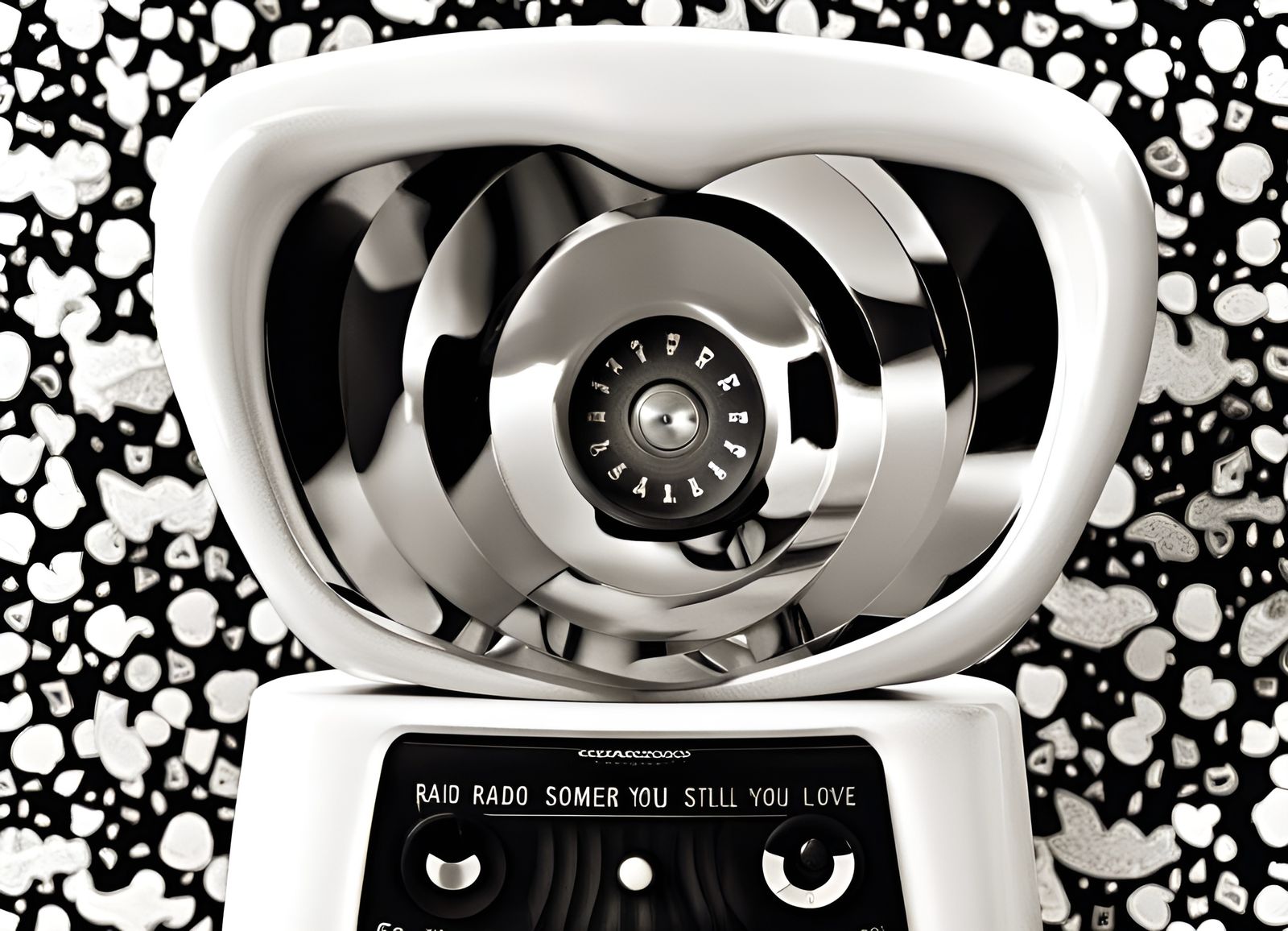 Radio Gaga: An AI-Generated Artistic Rendition