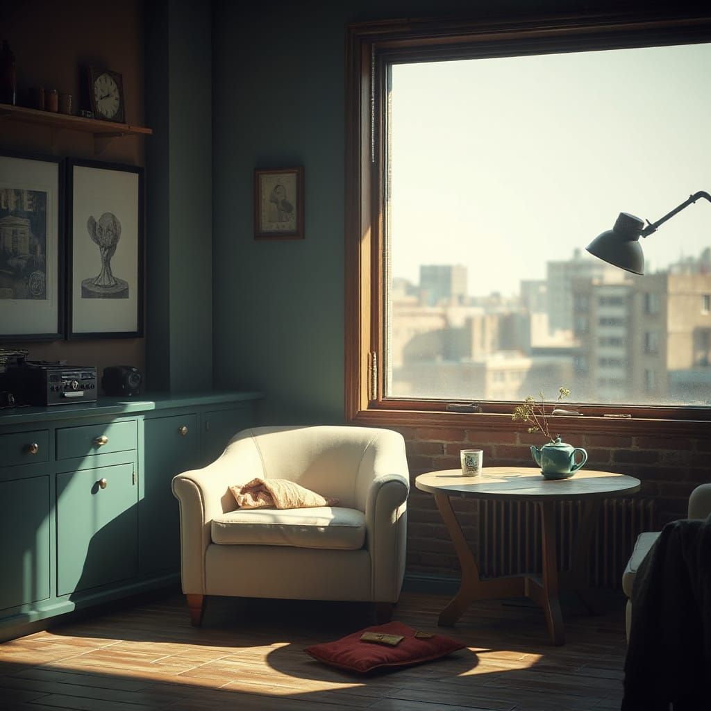 Realistic Vintage Moment Enhanced with 3D Shading