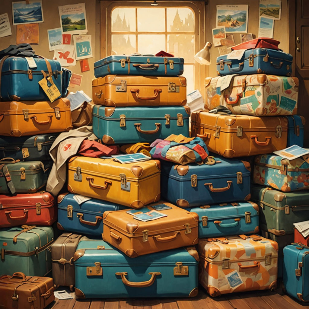 Packing Luggage: Preparing for a Trip