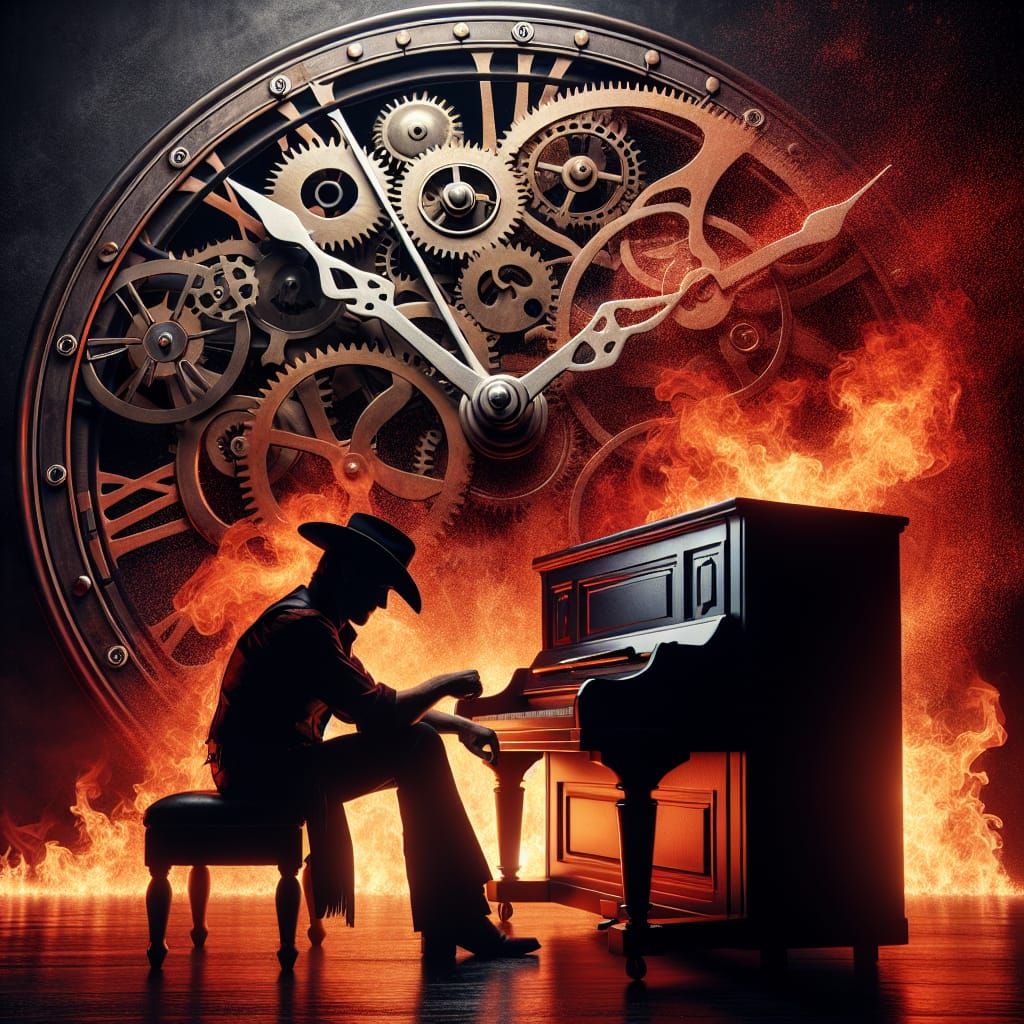 Cowboy's Steampunk Serenade Before the Wildfire