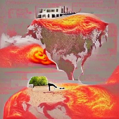 AI Generated Image of Climate Change Effects