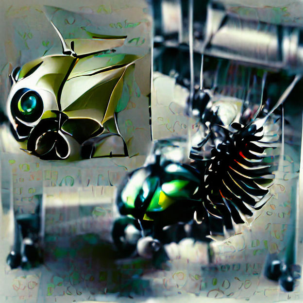 Machine Descends: An Insectoid Design in Alloyed Metal