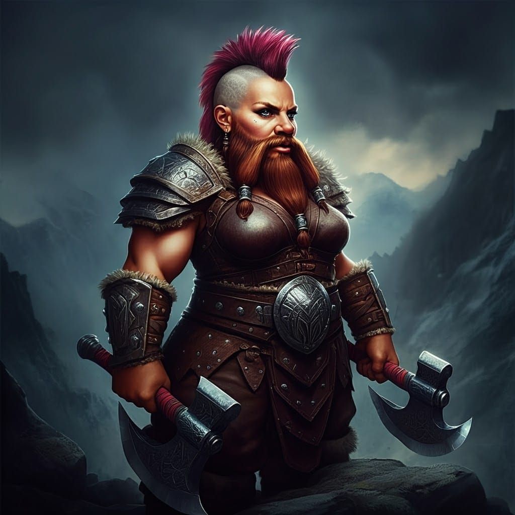 Female dwarf slayer