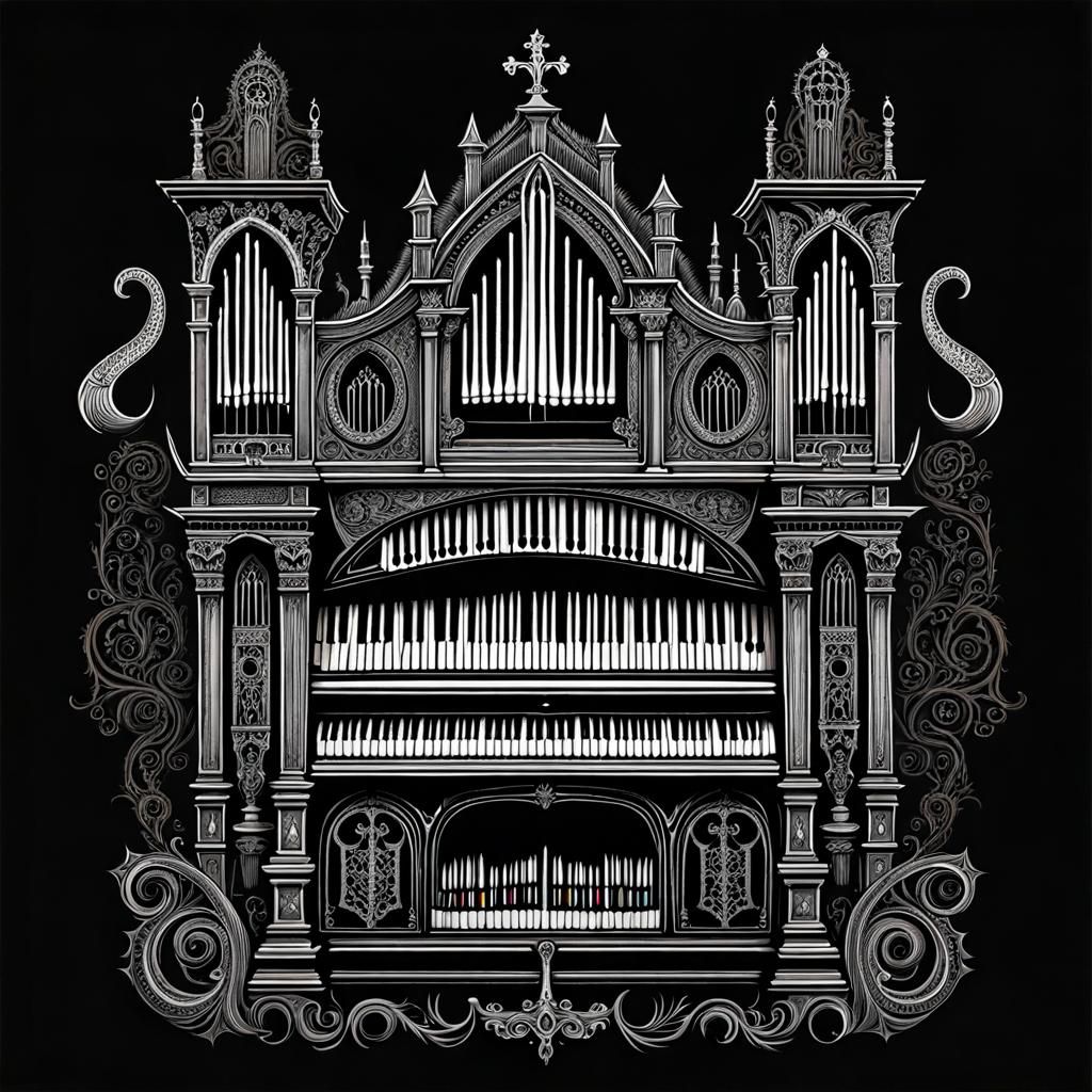 Eldritch Punk Chimera Plays Haunted Organ