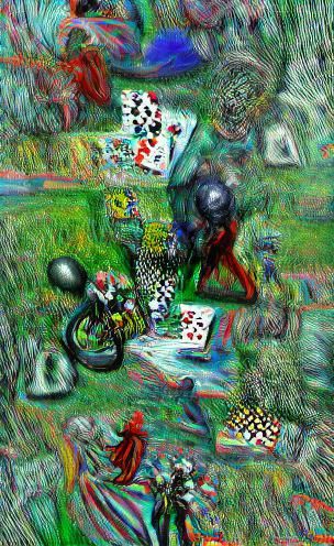 Schizophrenia aids paliperidone poker chess cards joker Harlequin motorbike crow black abyss a solomon the riddle man qu...