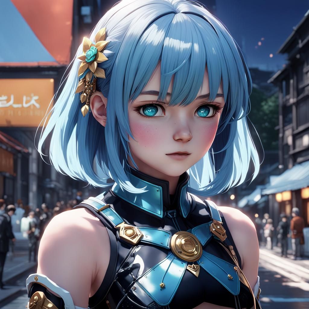 Lilah Kelly: Detailed 3D Anime Art
