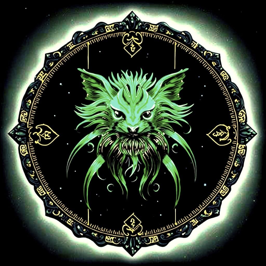 A Luminous Baroque Creature in Motion