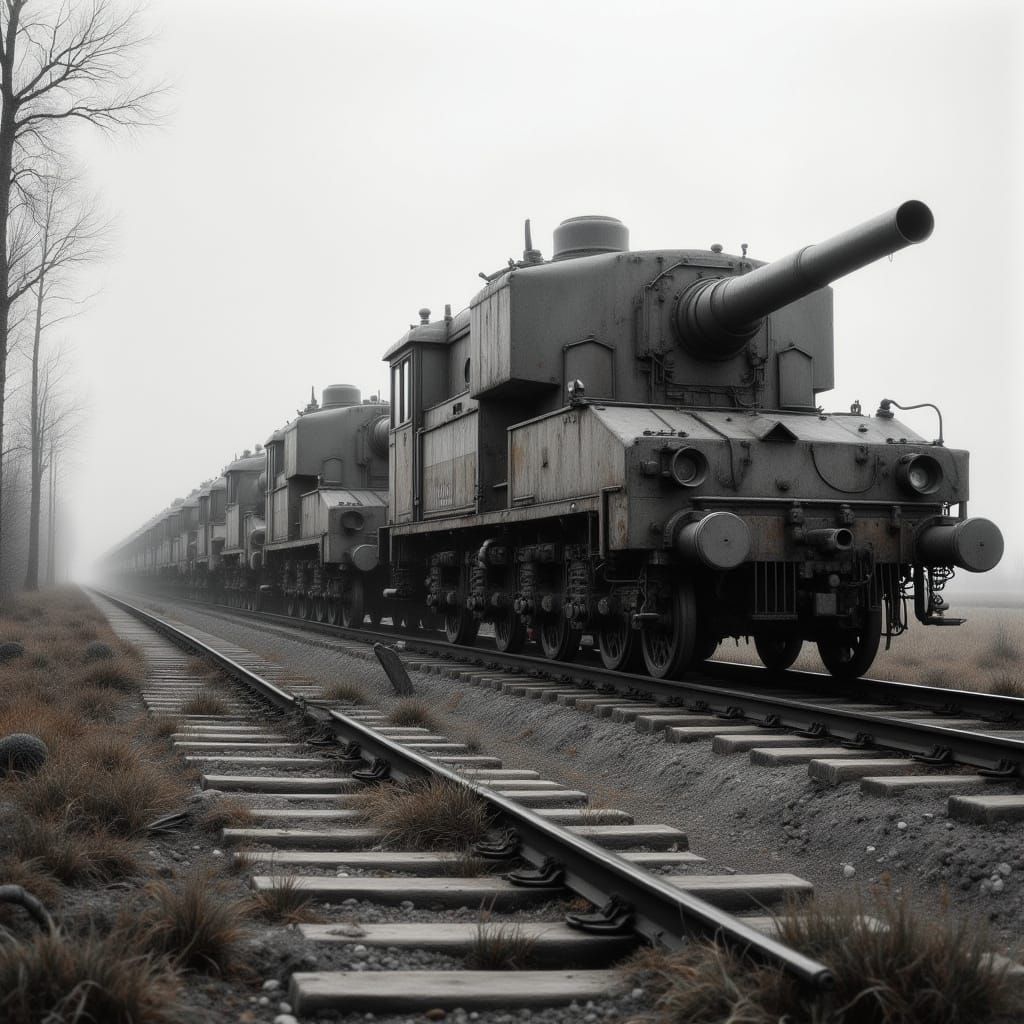 Armored Trains of WWII in Ruined Germany