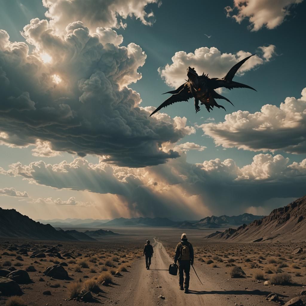 Cinematic Heaven and Hell Clash After Apocalypse