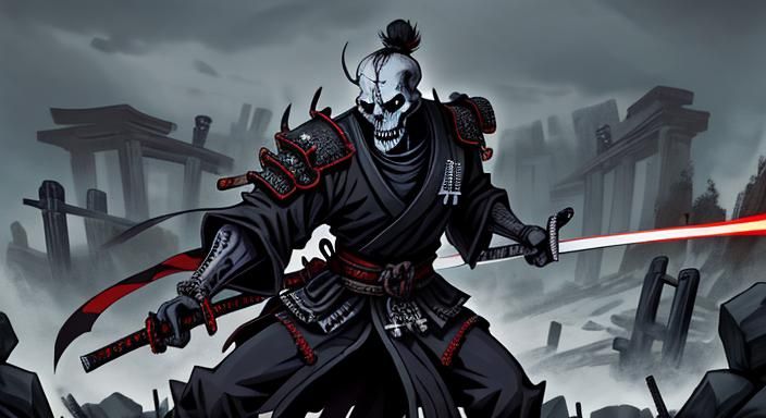 Necropolis Underworld Skeleton Samurai