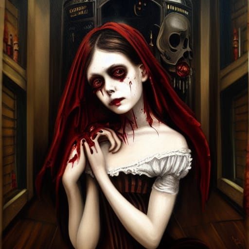 Eldritch Victorian Horror: Girl in Peril