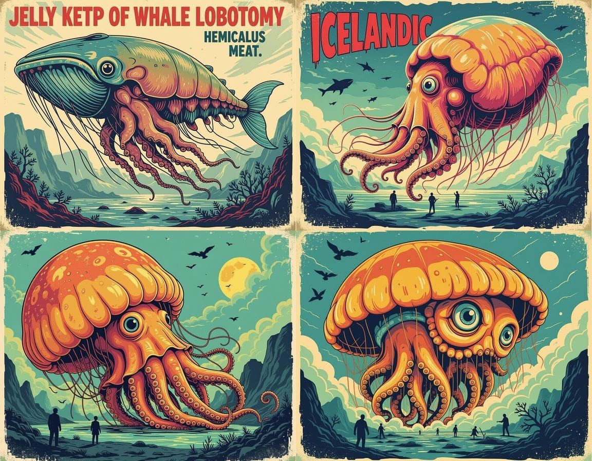 Surreal Horror of Eviscerated Homunculus with Organs