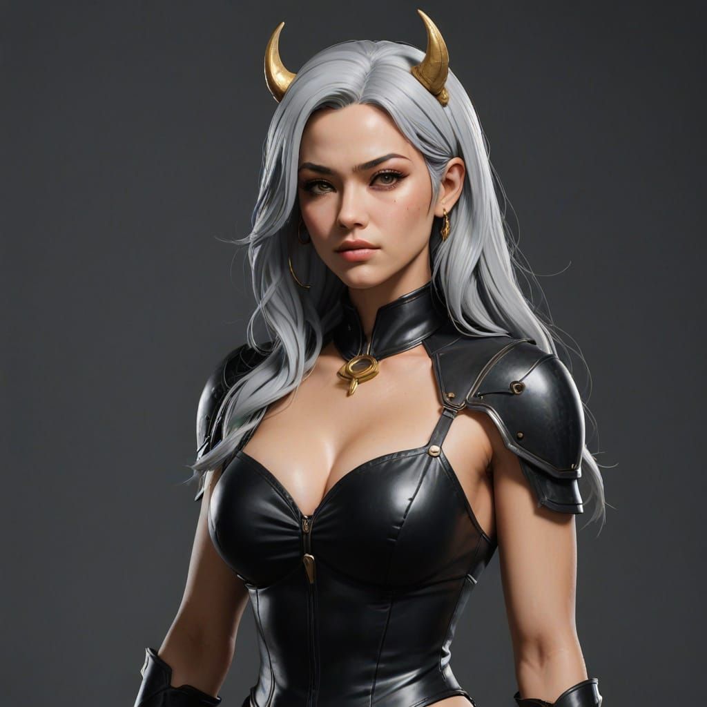 NSFW, bare-chested woman realistic style female, she is in her early 20's, has a square, attractive face, red hair, lays...