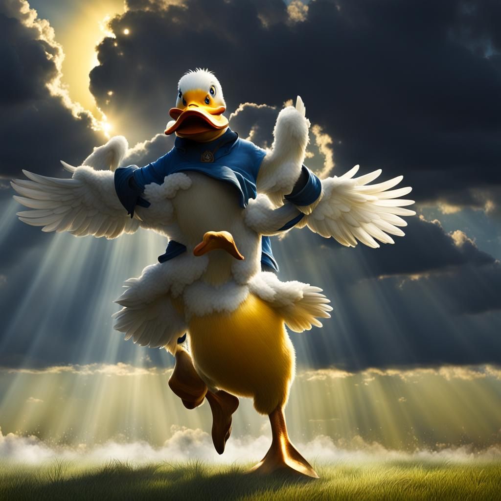 Divine Sunshine Beams Through Soft Focus Clouds