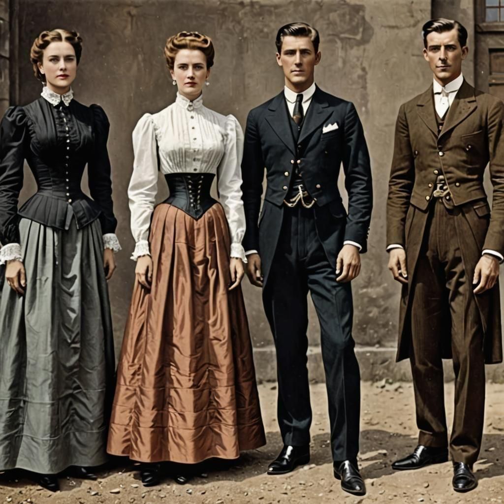 Vintage Clothing: Women in Corsets and Men in Trousers