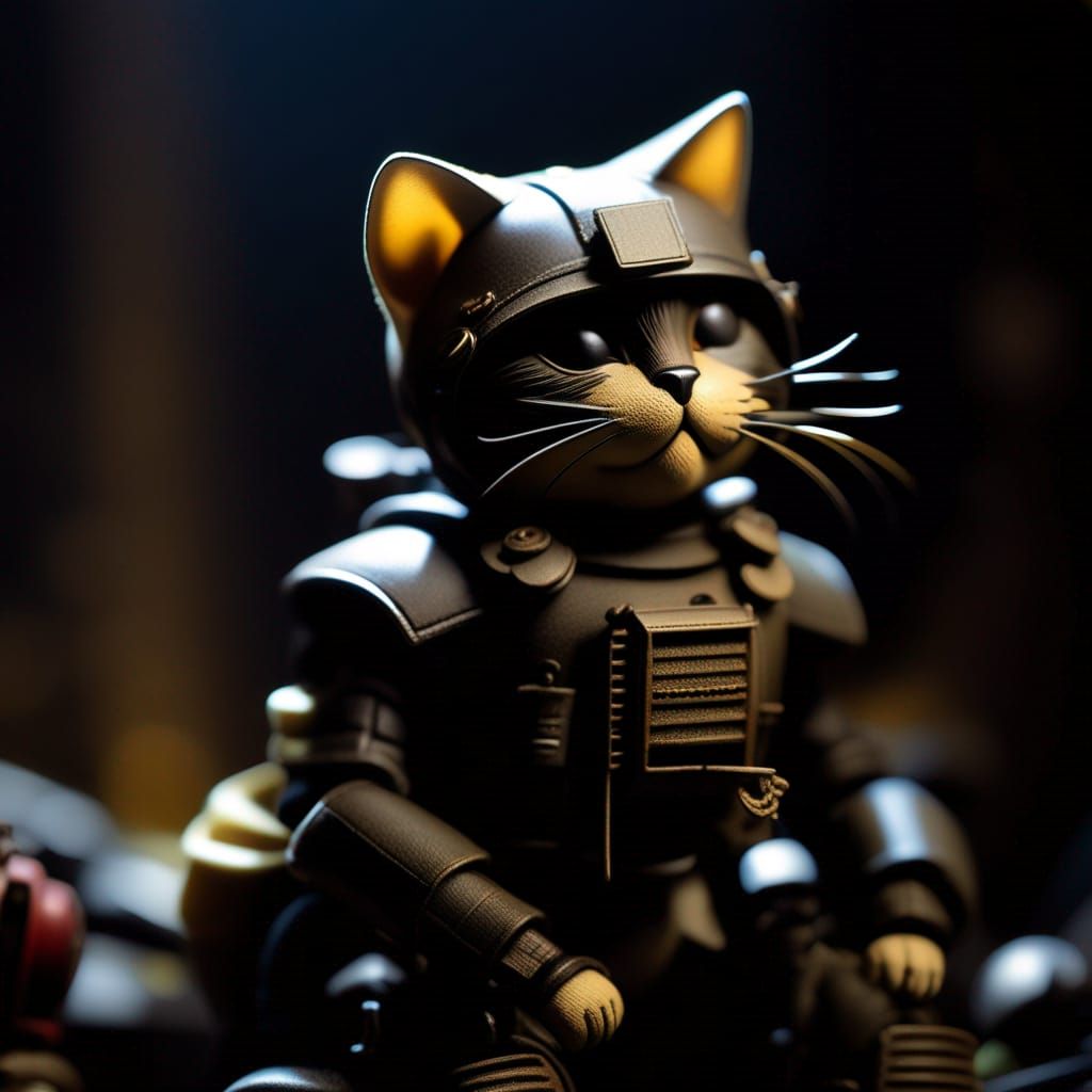 Cats as Toy Makers: Cinematic Robot Factory