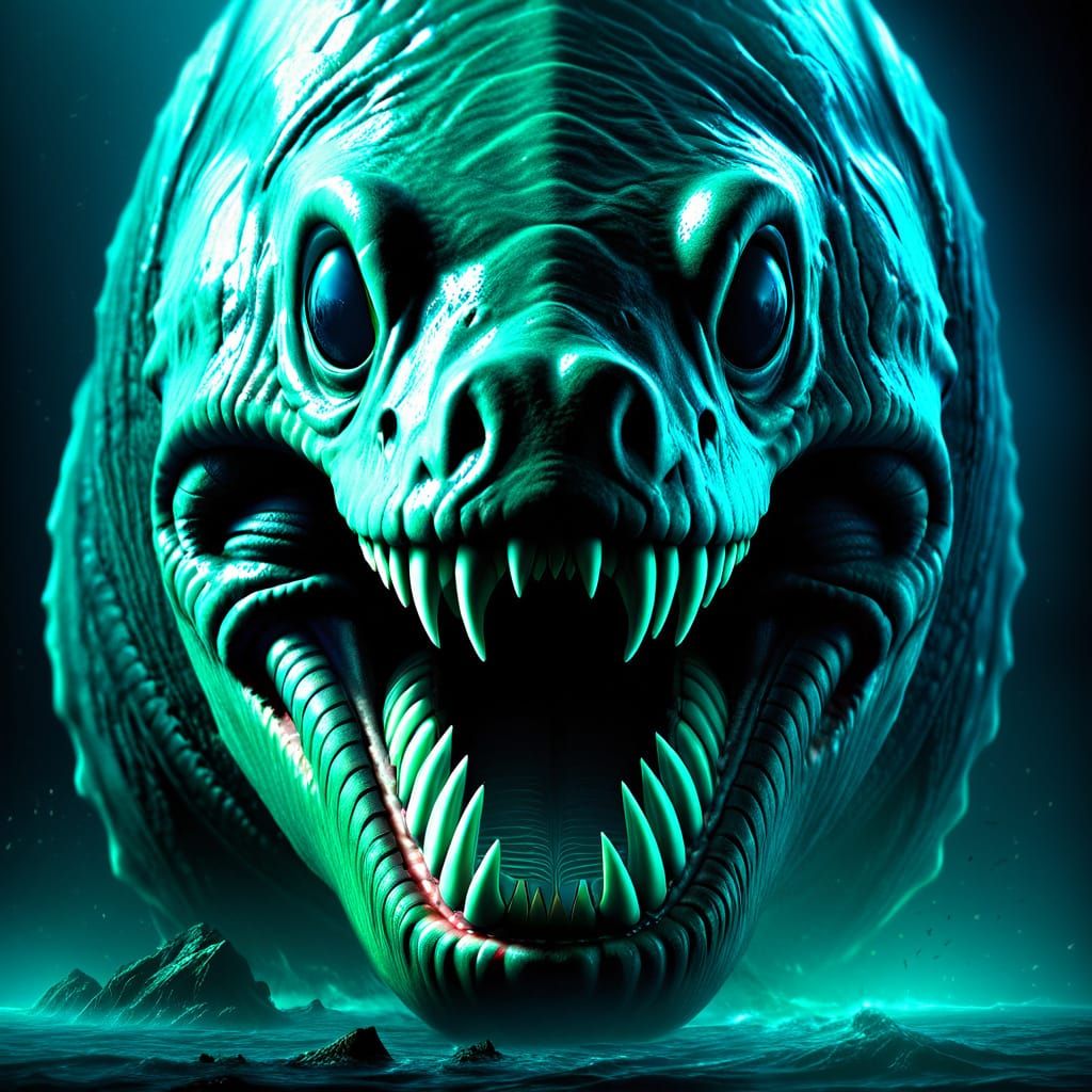 Terrifying Hybrid Horror Creature Concept Art