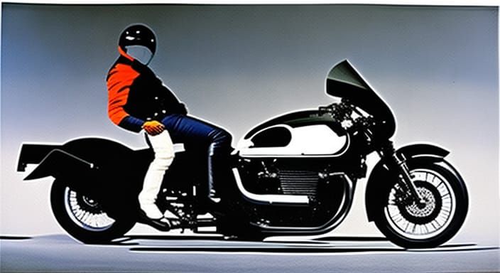 The Motorcycle Ride "by Andy Warhol"