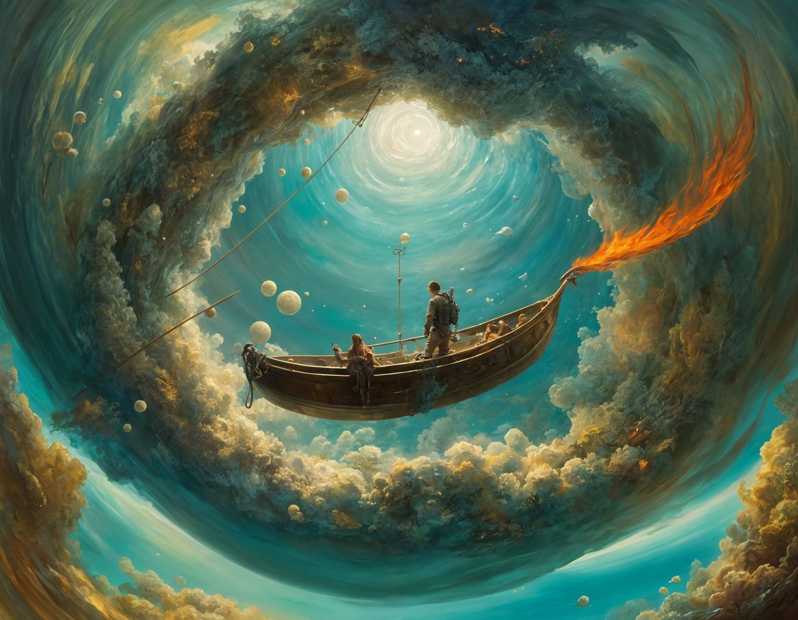 "Navigating the Abyss of Endless Thoughts"