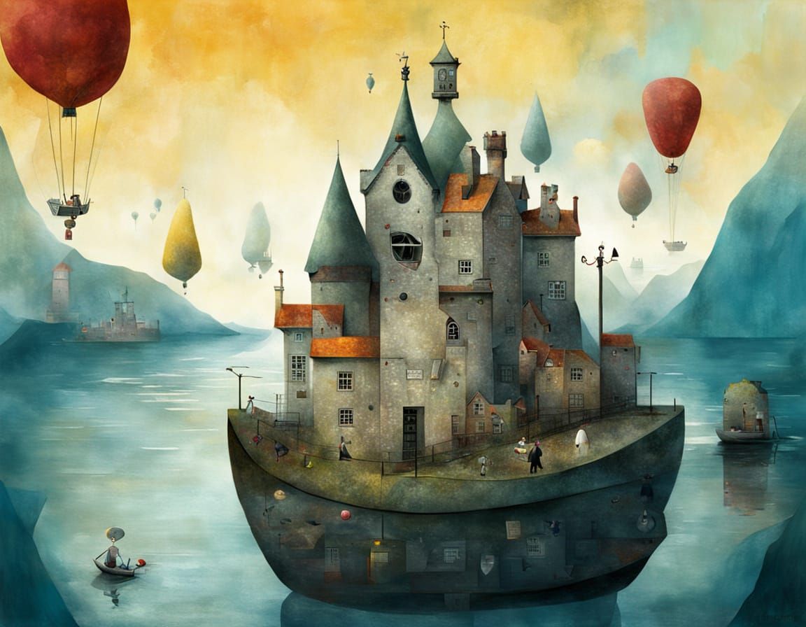 Whimsical Creatures in a Fantastical Realm