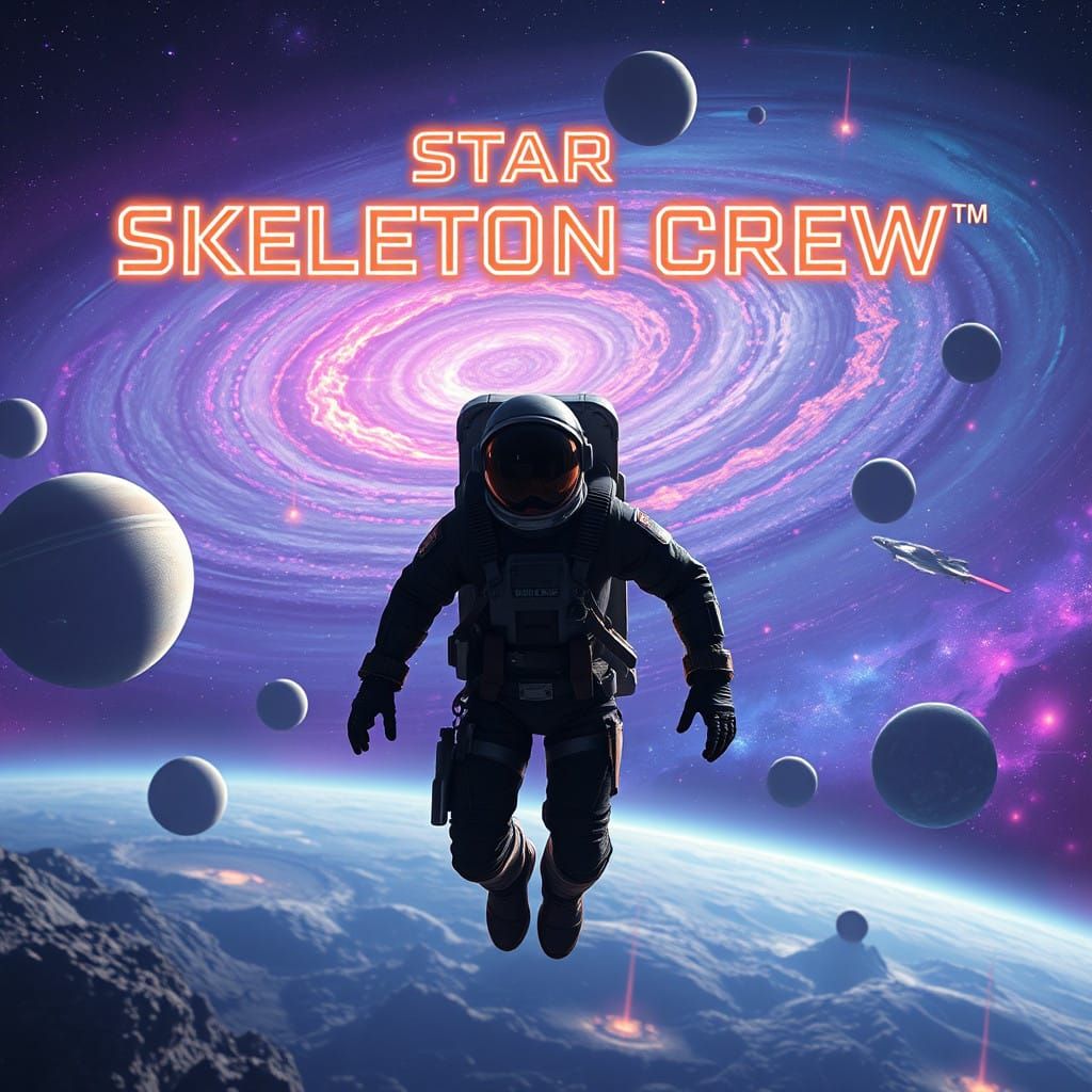 Star Wars: Skeleton Crew - Cosmic Odyssey in Neon-Lit Space