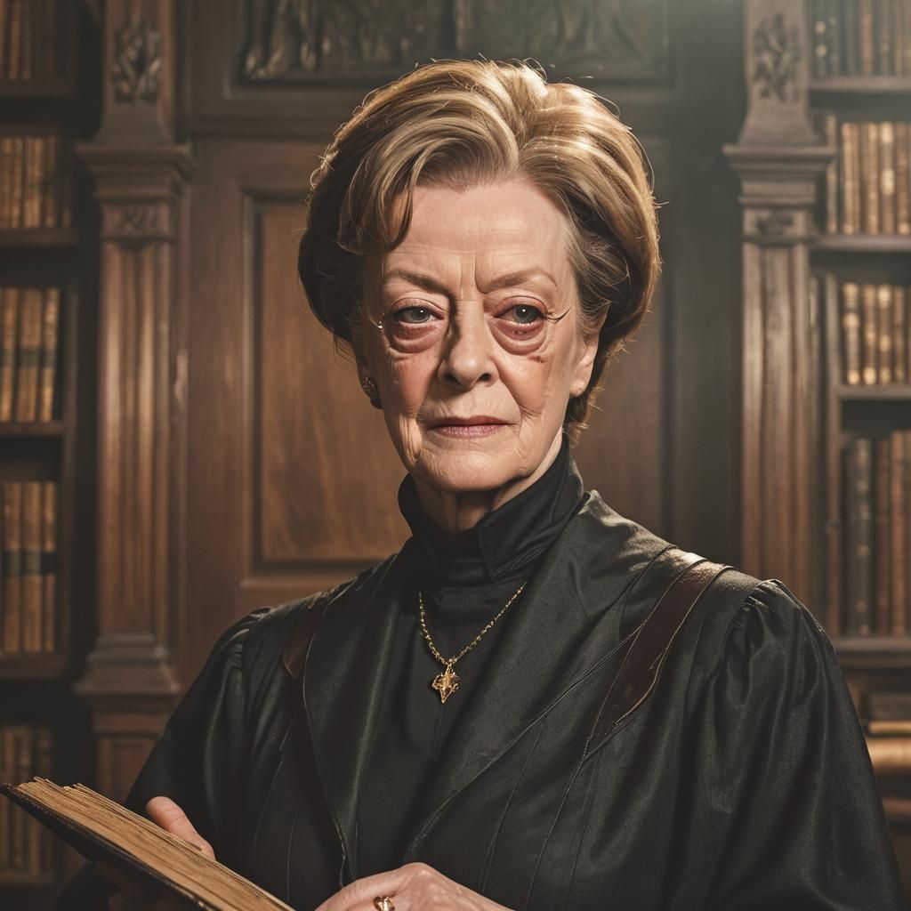 Maggie Smith as Minerva McGonagall Portrait