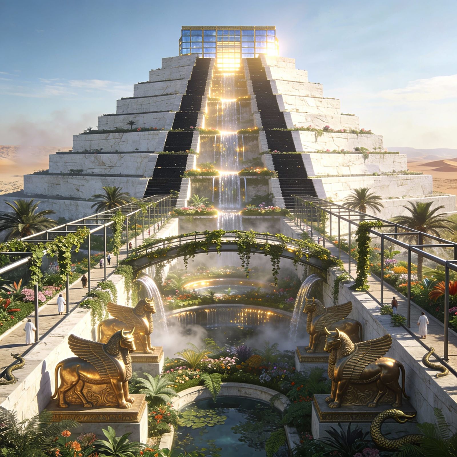 Modern Hanging Gardens of Babylon Reimagined