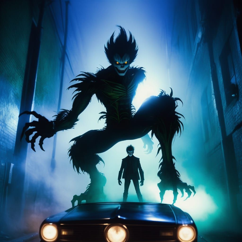Epic Dark Alleyway Encounter: Ryuk and Green Psycho Ranger