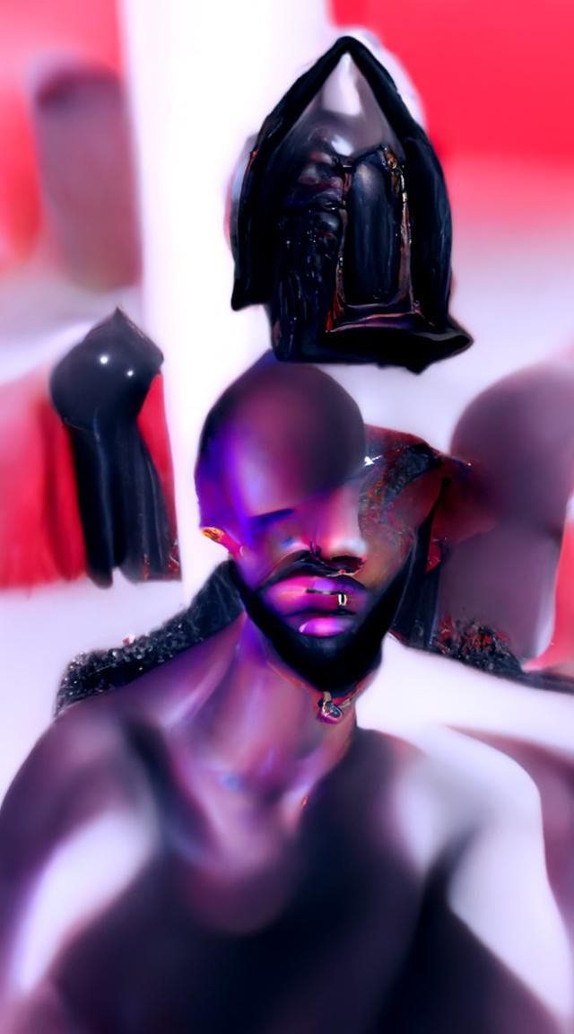 Cleric Portrait in Dark Fantasy Armor