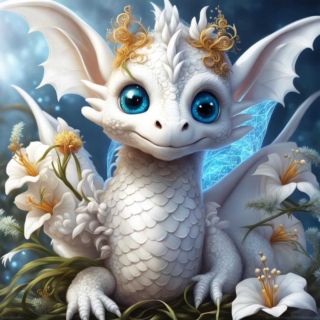 Flower  dragon - girl