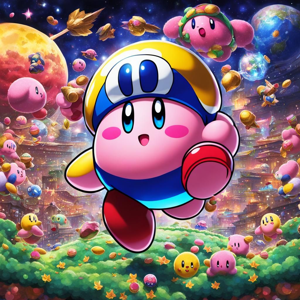 Simple Kirby Character Illustration